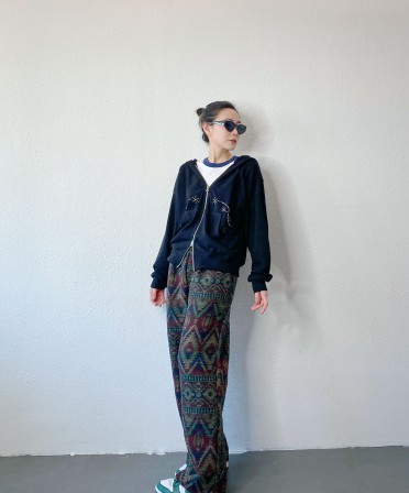 Ethnic Pattern Pants #250116